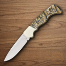 Boker Mammut I  Folding Knife 3" 440C Steel Blade Mammoth Tooth Handle