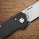Boker Kihon Bifold 42A Folding Knife 3" MagnaCut Steel Blade Black Stainless Handle
