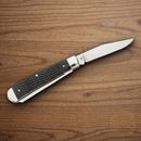 Boker Trapper Pocket Knife D2 Tool Steel Blades Black Bone Handle