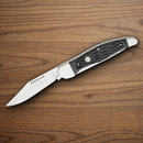 Boker Hunter Pocket Knife D2 Tool Steel Blades Black Bone Handle.