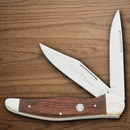 Boker Hunter Pocket Knife D2 Tool Steel Blades Rosewood Handle.