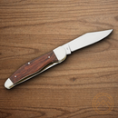 Boker Hunter Pocket Knife D2 Tool Steel Blades Rosewood Handle.