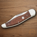 Boker Hunter Pocket Knife D2 Tool Steel Blades Rosewood Handle.