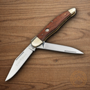 BOKER Pocket Knife D2 Tool Steel Blades Rosewood  Handle