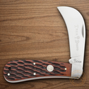 Boker Traditional Series Folding Knife D2 Tool Steel Blade Brown Bone Handle.