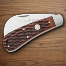 Boker Traditional Series Folding Knife D2 Tool Steel Blade Brown Bone Handle.