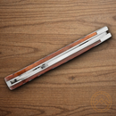 Boker Traditional Series Folding Knife D2 Tool Steel Blade Brown Bone Handle.