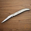 Boker Toothpick Folding Knife D2 Tool Steel Blade White Bone Handle.