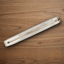 Boker Toothpick Folding Knife D2 Tool Steel Blade White Bone Handle.