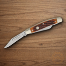 Boker Trad Series Stockman Pocket Knife D2 Tool Steel Blades Brown Bone Handle.