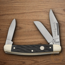 Boker Trad Series Stockman Pocket Knife D2 Tool Steel Blades Black Bone Handle.
