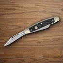 Boker Trad Series Stockman Pocket Knife D2 Tool Steel Blades Black Bone Handle.