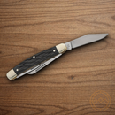 Boker Trad Series Stockman Pocket Knife D2 Tool Steel Blades Black Bone Handle.