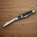 Boker Lg Stockman Pocket Knife D2 Tool Steel Blades Black Bone Handle.