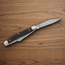 Boker Lg Stockman Pocket Knife D2 Tool Steel Blades Black Bone Handle.