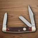 Boker Lg Stockman Pocket Knife D2 Tool Steel Blades Brown Bone Handle.