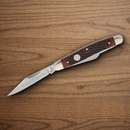 Boker Lg Stockman Pocket Knife D2 Tool Steel Blades Brown Bone Handle.