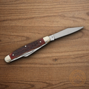 Boker Lg Stockman Pocket Knife D2 Tool Steel Blades Brown Bone Handle.