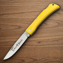 Boker Lg Rangebuster Folding Knife D2 Tool Steel Blades Yellow Delrin Handle.