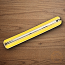 Boker Range Buster Folding Knife D2 Tool Steel Blades Yellow Synthetic Handle.