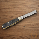 Boker Razor Jack Pocket Knife D2 Tool Steel Blades Black Bone Handle.