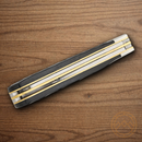 Boker Razor Jack Pocket Knife D2 Tool Steel Blades Black Bone Handle.