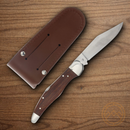 Boker TS 2.0 Folding Knife D2 Tool Steel Blades Brown Wood Handle.