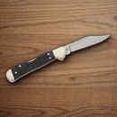 Boker Copperhead Folding Knife D2 Tool Steel Blade Black Bone Handle.