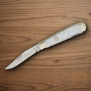 Boker Trapper Pocket Knife D2 Tool Steel Blades Faux Mother of Pearl Handle.