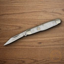 Boker Pen Pocket Knife D2 Tool Steel Blades Faux Mother of Pearl Handle.