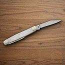 Boker Pen Pocket Knife D2 Tool Steel Blades Faux Mother of Pearl Handle.