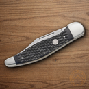 Boker TS 2.0 Pocket Knife 1095HC Steel Blades Black Bone Handle