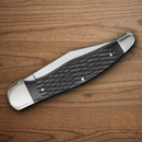Boker TS 2.0 Pocket Knife 1095HC Steel Blades Black Bone Handle