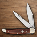 Boker TS 2.0 Pocket Knife 1095HC Steel Blades Rosewood Handle.
