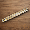 Boker TS 2.0 Copperhead Folding Knife D2 Tool Steel Blade Amber Bone Handle.