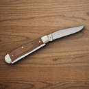 Boker Treebrand Trapper Pocket Knife D2 Tool Steel Blade Brown Micarta Handle.