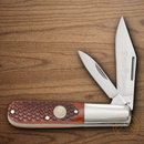 Boker Tree Brand Pocket Knife Stainless Steel Blades Brown Bone Handle.