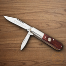 Boker Tree Brand Pocket Knife Stainless Steel Blades Brown Bone Handle.