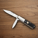 Boker Tree Brand Pocket Knife Stainless Steel Blades Black Bone Handle