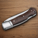 Boker Boxer Folding Knife 3" Bohler N690 Steel Blade Ironwood Handle