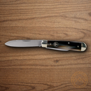 Boker Swell-End Pocket Knife Bohler N690 Steel Blades Imitation Horn Handle