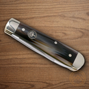 Boker Swell-End Pocket Knife Bohler N690 Steel Blades Imitation Horn Handle
