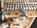 Boker Scout Folding Knife 3.13" Damascus Steel Blade Stag Handle.
