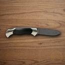 Boker Scout Folding Knife 3.13" Damascus Steel Blade Ironwood Handle.