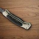 Boker Scout Folding Knife 3.13" Damascus Steel Blade Ironwood Handle.