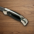 Boker Scout Folding Knife 3.13" Damascus Steel Blade Ironwood Handle.