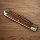 Boker Trapper Folding Knife Carbon Steel Blade Plumwood Handle.