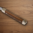 Boker Trapper Folding Knife Carbon Steel Blade Plumwood Handle.