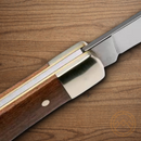 Boker Trapper Folding Knife Carbon Steel Blade Plumwood Handle.