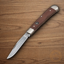 Boker Trapper Folding Knife Carbon Steel Blade Plumwood Handle.